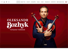 Tablet Screenshot of bozhyk.com